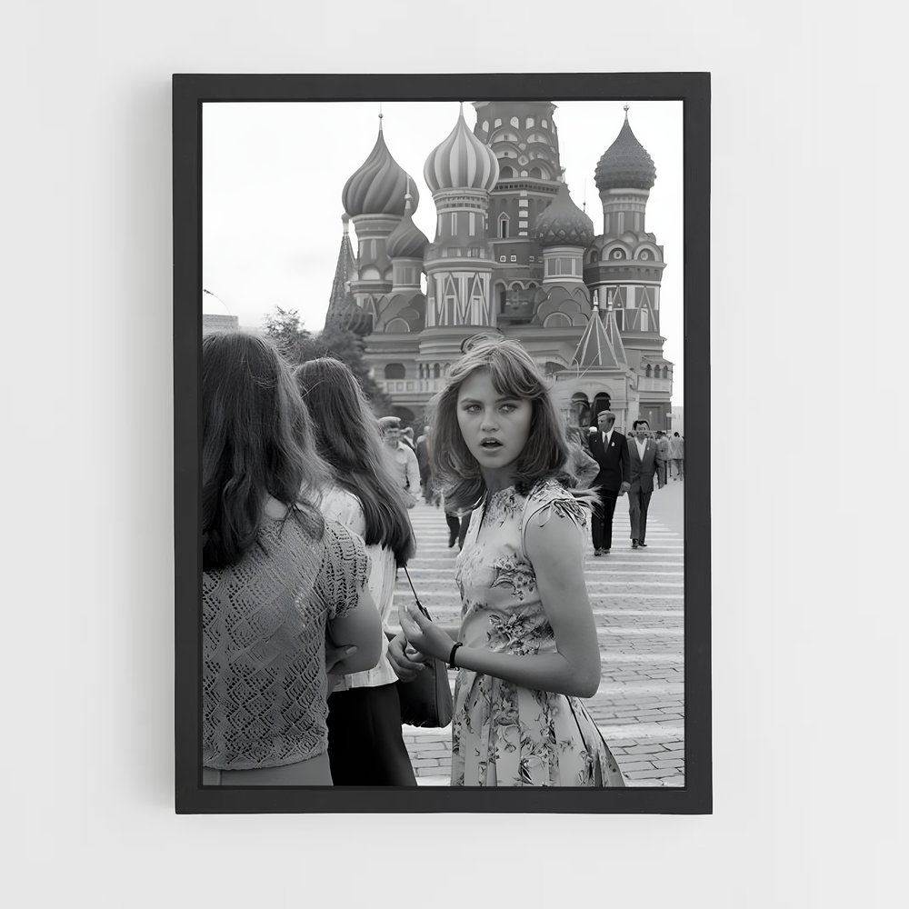 Poster Femmes de Moscou – affiche Jeux Olympiques (vue 2)